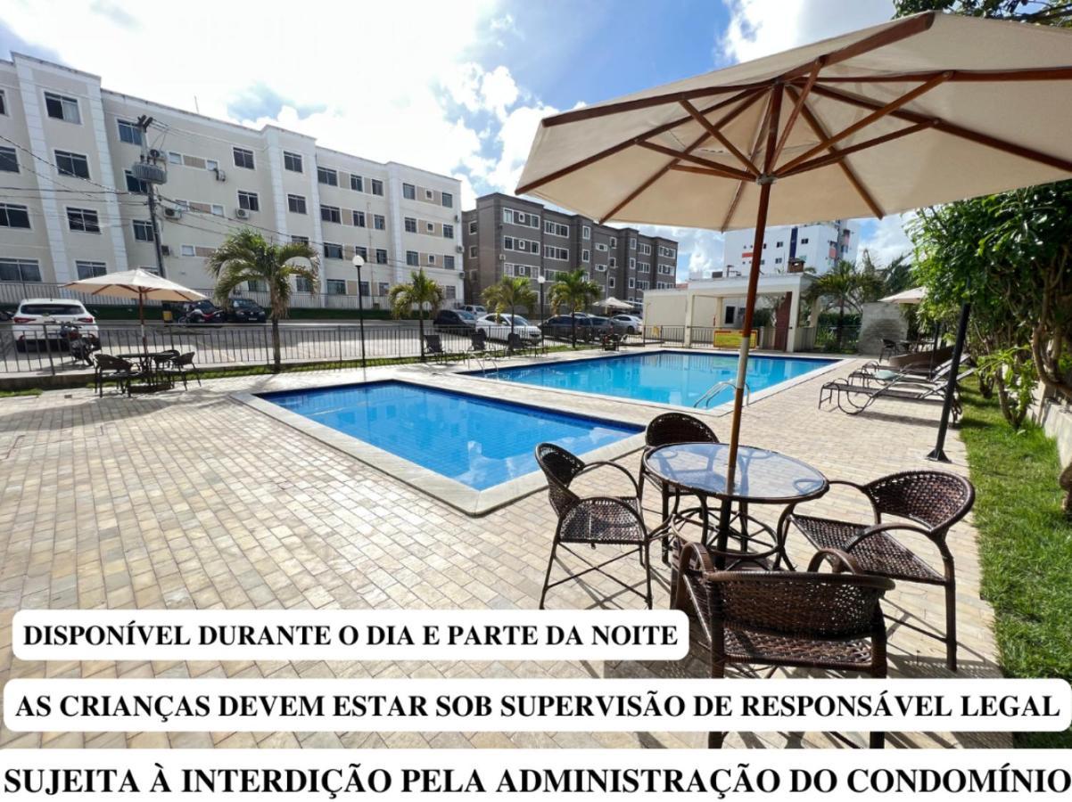 Apartamento Térreo com Varanda e Mobiliado João Pessoa Esterno foto